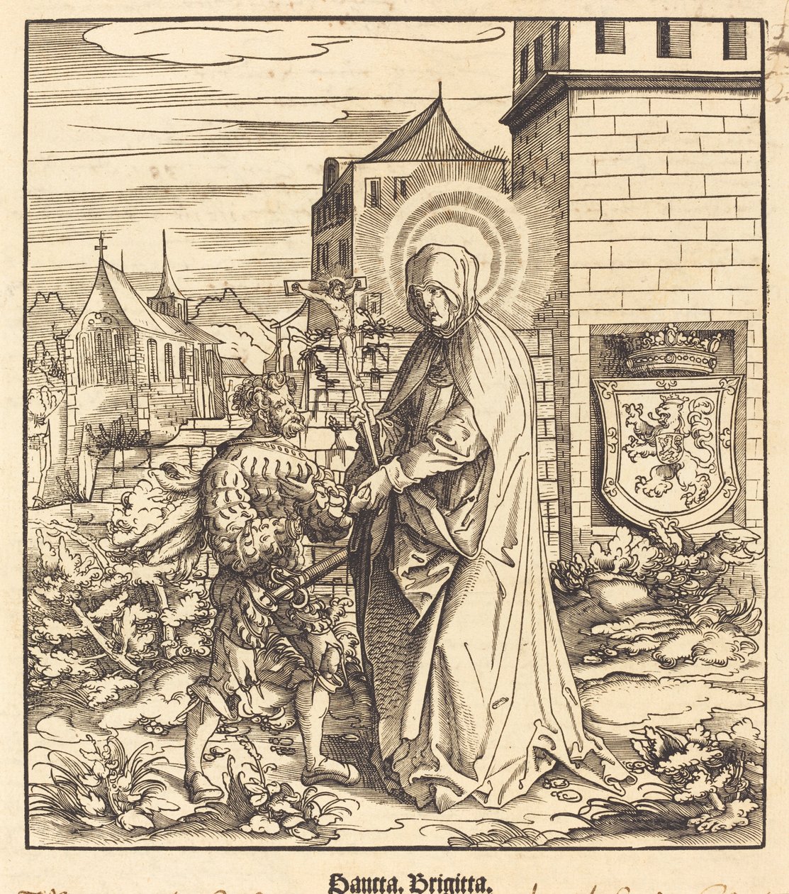 Den hellige Birgitta av Leonhard Beck