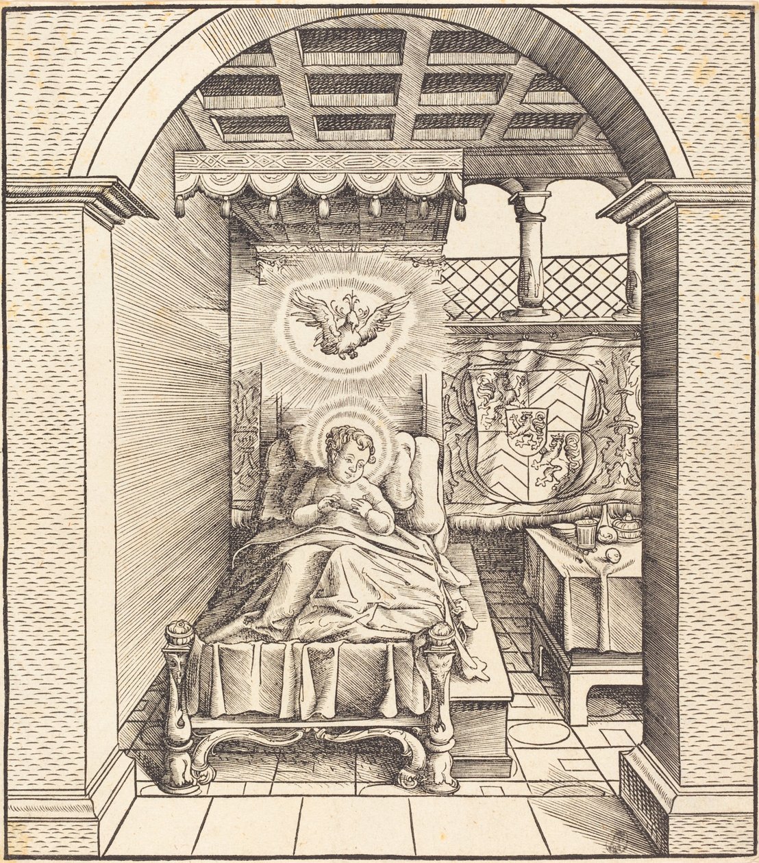 Saint Dentalinus av Leonhard Beck