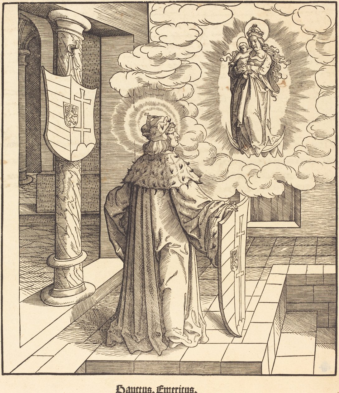 Saint Emericus av Leonhard Beck