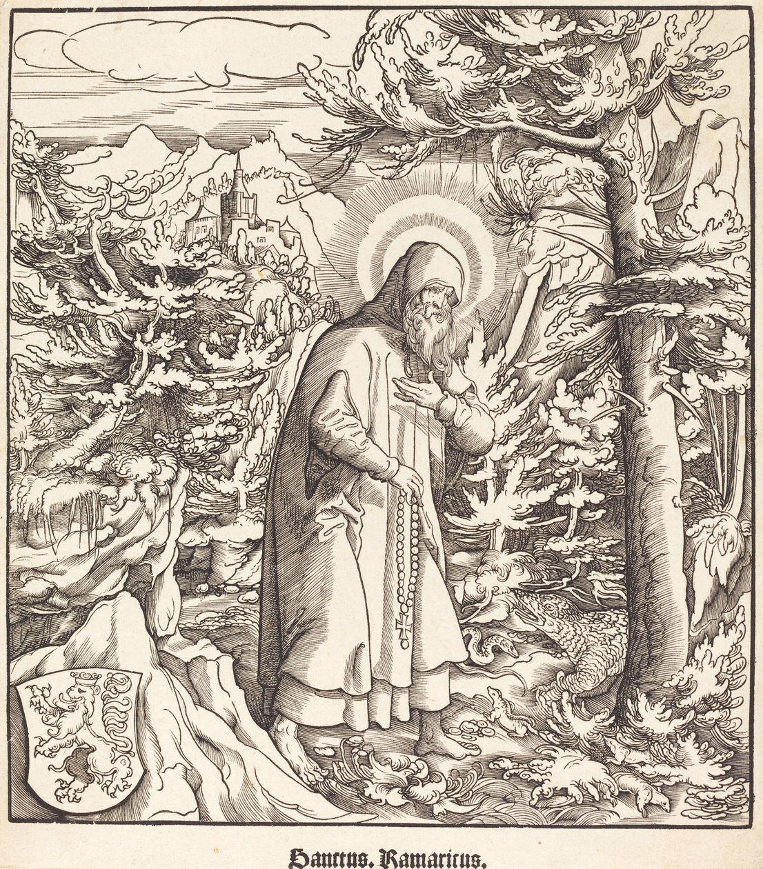 Den hellige Ramaricus av Leonhard Beck