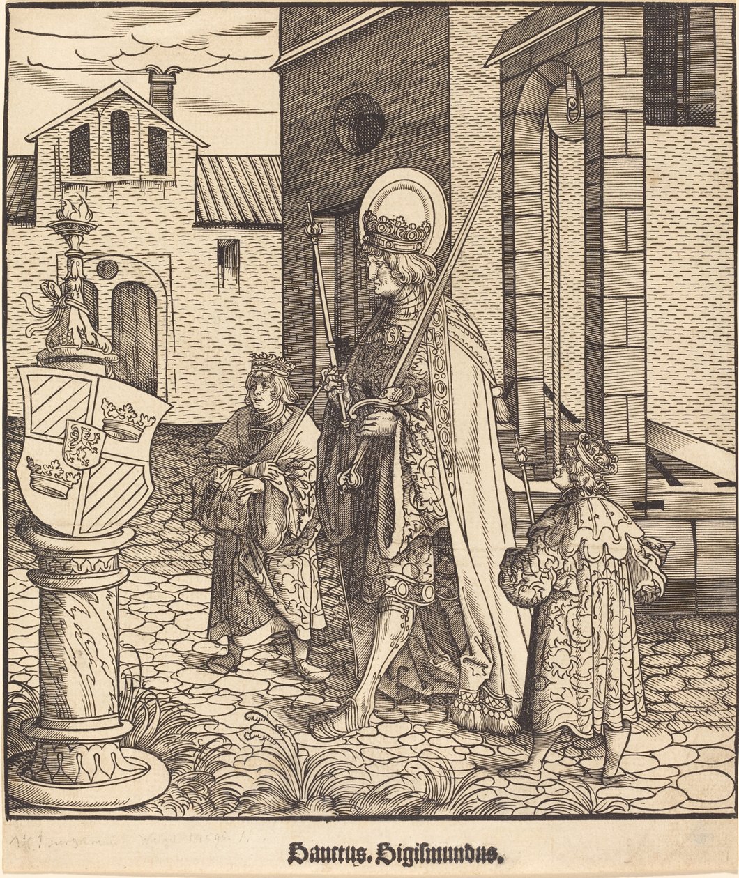 Den hellige Sigismund av Leonhard Beck