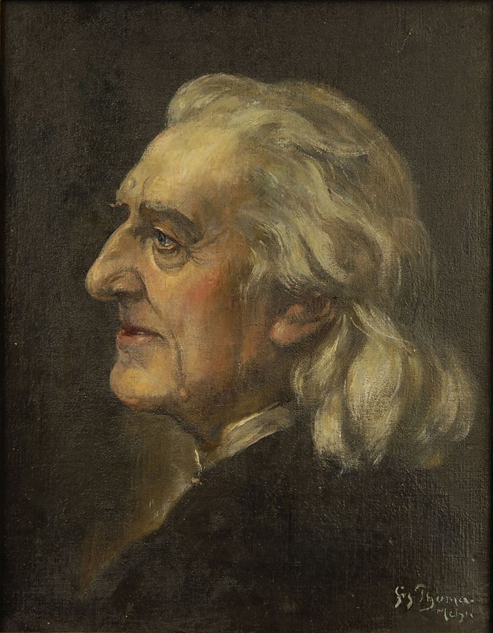 Portrett av Franz Liszt 1811-1886 av Leonhard Thoma