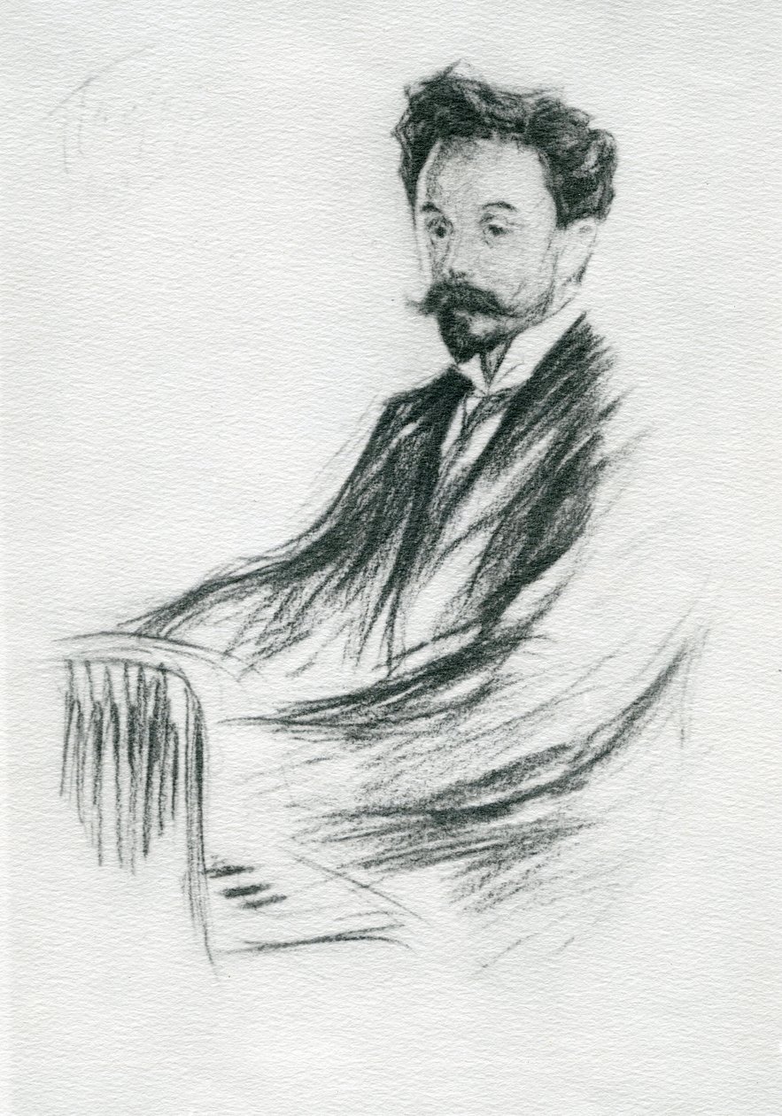Alexander Nikolajevitsj Skrjabin (1827-1915), 1909 av Leonid Osipovic Pasternak