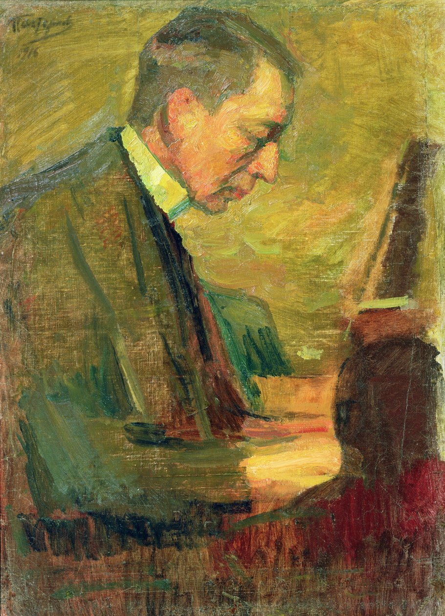 Portrett av Sergei Rakhmaninov, 1916 av Leonid Osipovic Pasternak
