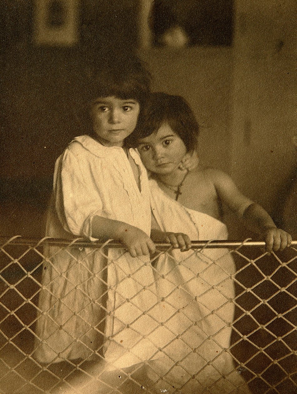 Portrett av barn. Silver Gelatin Photography av Leonid Nikolaevich Andreyev (1871-1919) av Leonid Nikolaevich Andreyev