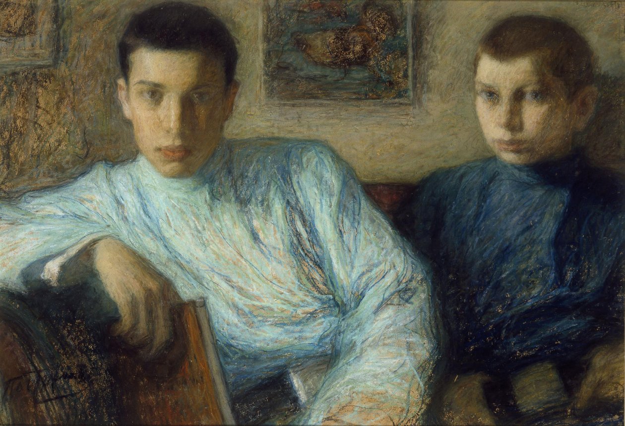 Portrett av Boris og Alexander Pasternak, 1905 av Leonid Osipovic Pasternak