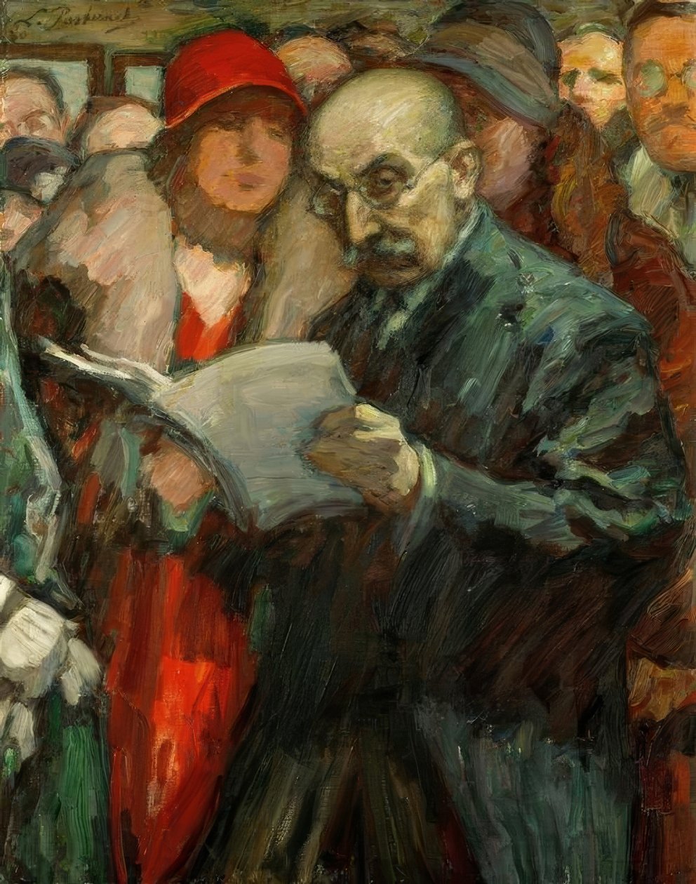 Max Liebermann, president for Berlin Academy of the Arts av Leonid Osipovic Pasternak