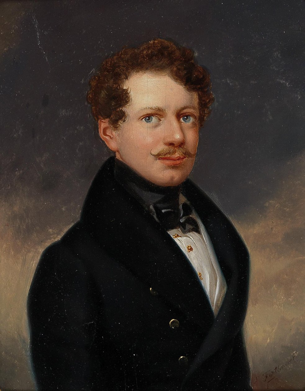Portrait of a gentleman English: Portrait of a Gentleman av Leopold Fertbauer