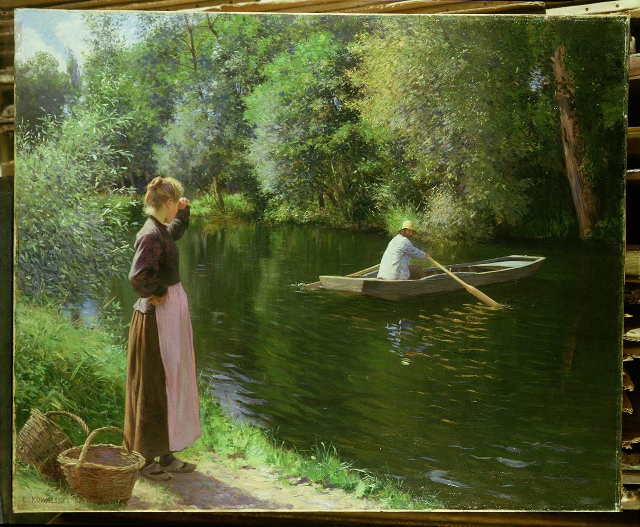 Båttur på en sommerdag av Leopold Franz Kowalsky