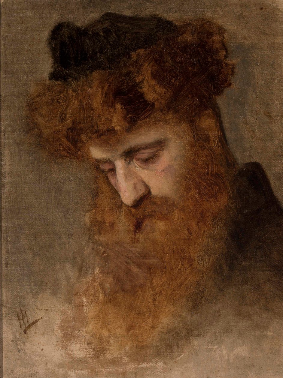 Studie av en jøde. av Leopold Horovitz