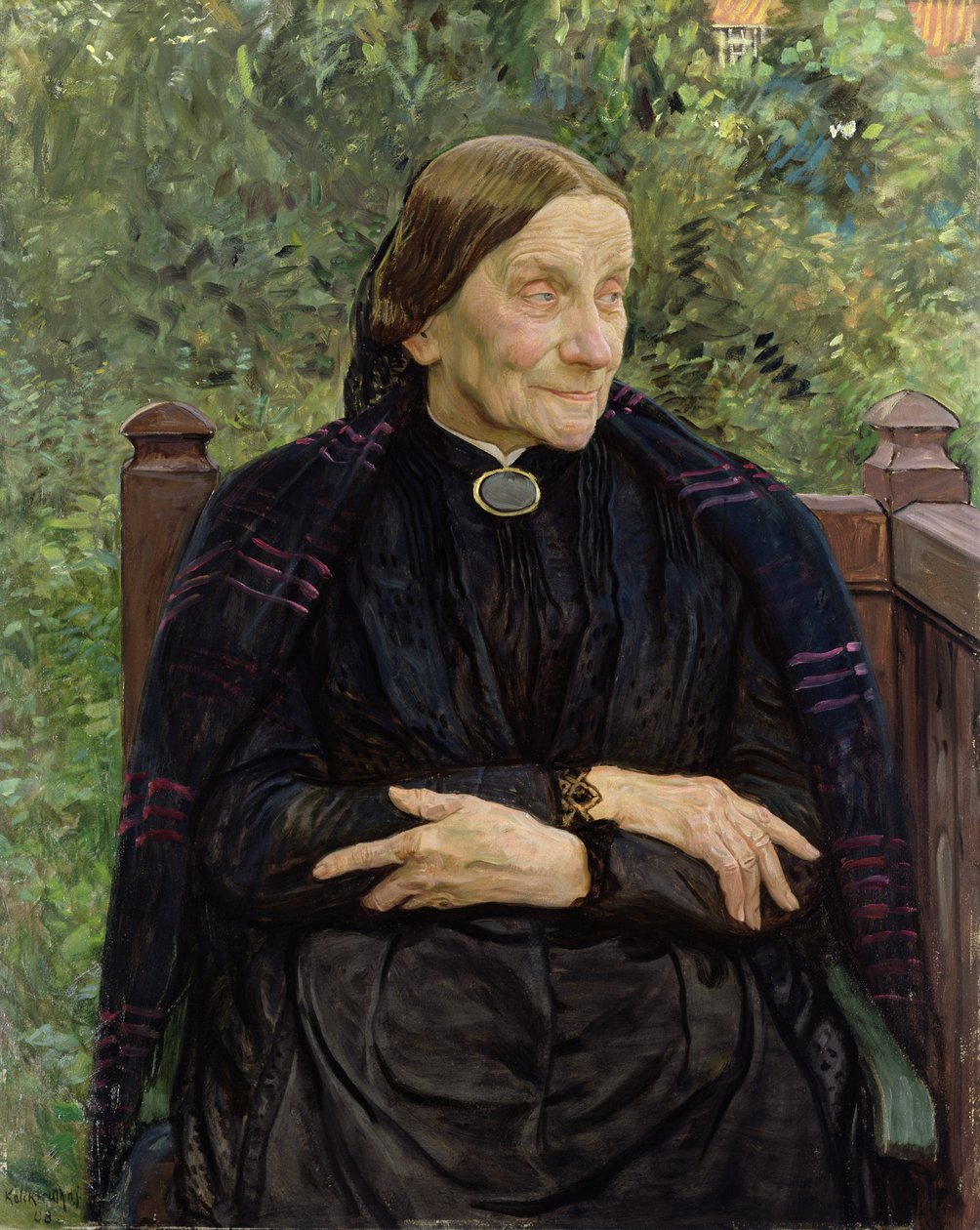 Lichtwarks mor, 1908 av Leopold Karl Walter von Kalckreuth