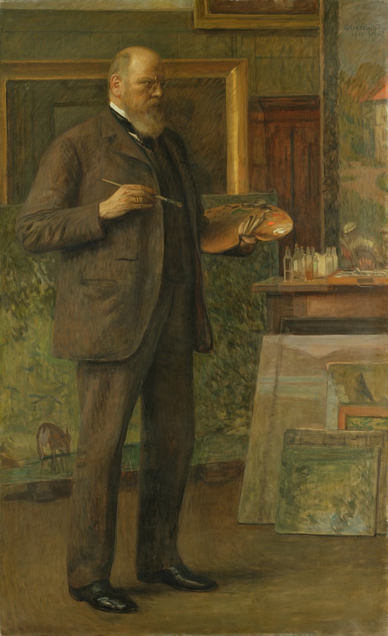 Selvportrett, 1906 av Leopold Karl Walter von Kalckreuth