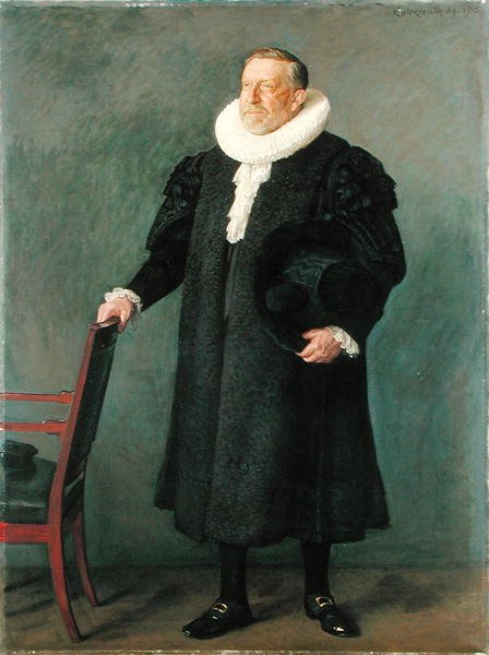 Byens ordfører Max Predoehl, 1915 av Leopold Karl Walter von Kalckreuth
