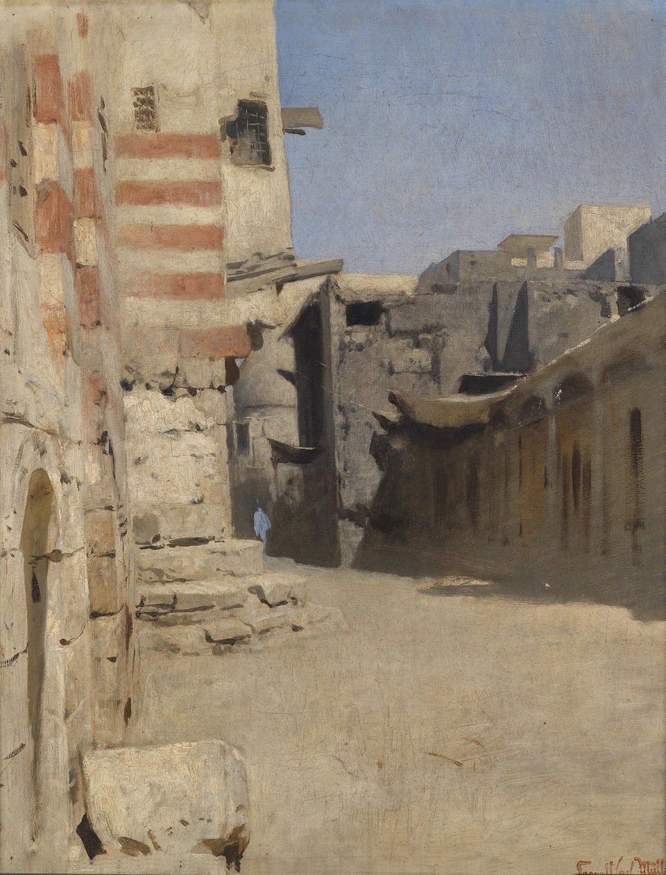 Birket el-Kherum gate i Kairo av Leopold Muller