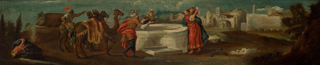 Kristus og den samaritanske kvinnen ved brønnen av Leopold Blonder