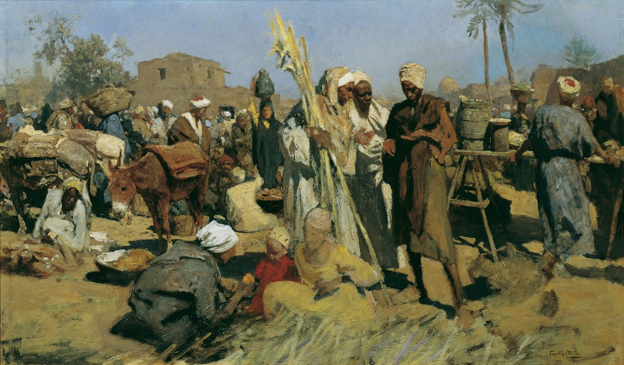 sukkerrørmarkedet av Leopold Carl Muller