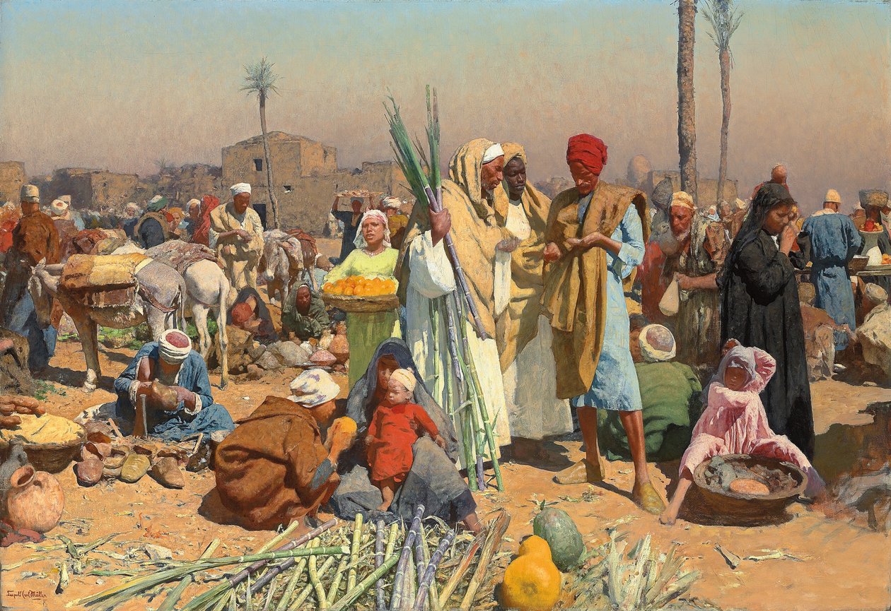 Marked i Nedre Egypt, av Leopold Karl Muller