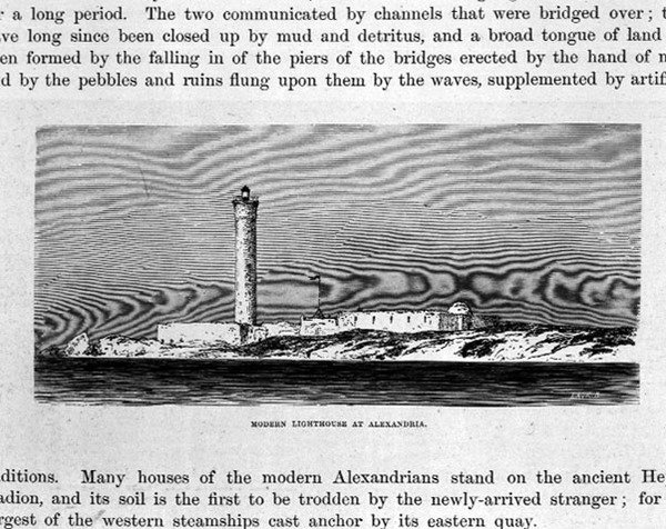 Det moderne fyrtårnet i Alexandria av Leopold Karl Muller