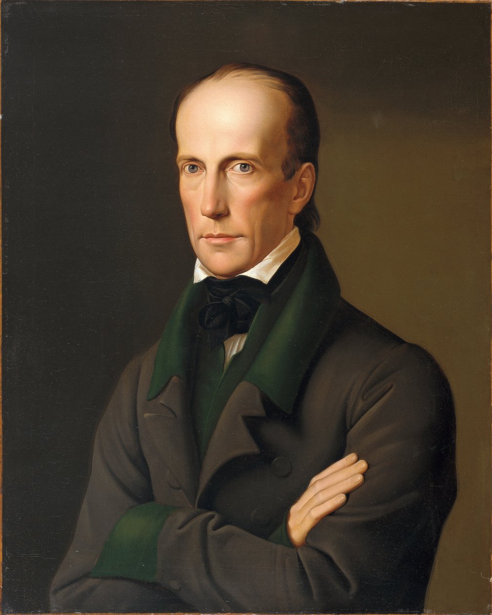 Portrett av erkehertug Johannes av Østerrike (1782-1859), av Kupelwieser, Leopold (1796-1862). Olje på lerret av Leopold Kupelwieser