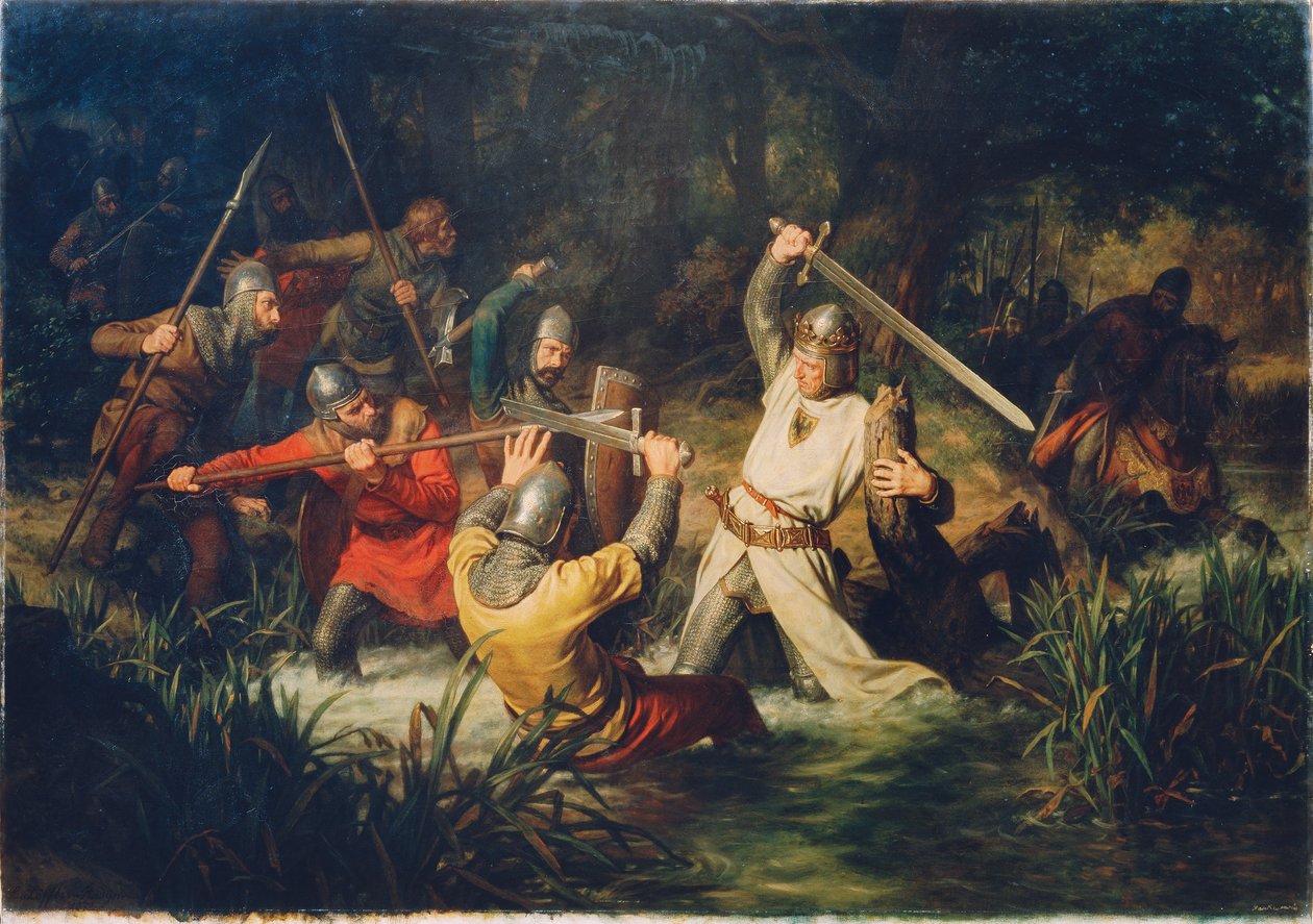 Rudolf von Habsburg i livsfare av Leopold Löffler Edler von Radymno