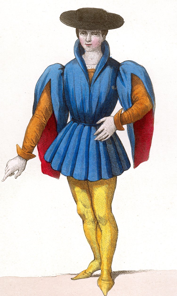 Jean d#39;Harcourt, greve av Aumale og av Mortain av Leopold Massard