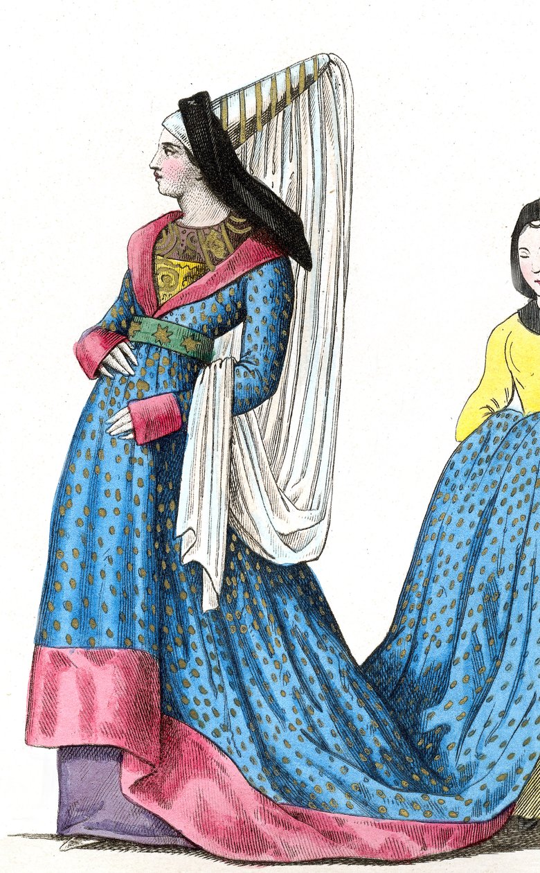 Marguerite av Skottland datter av kong James 1 av Leopold Massard
