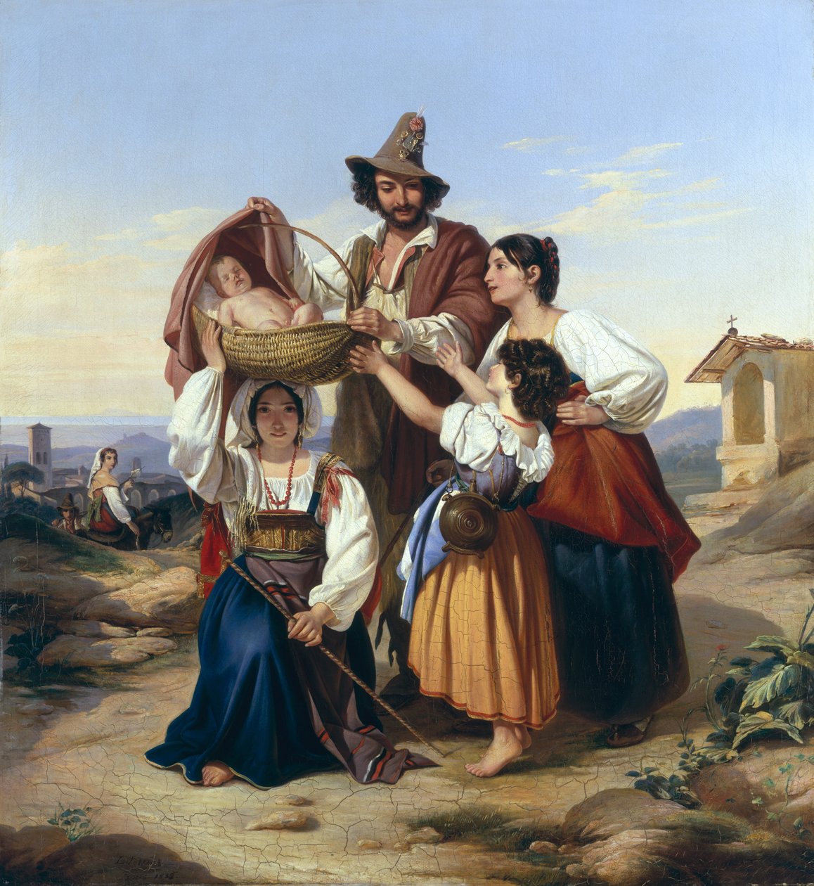 Italiensk gjeter, 1835 av Leopold Pollak