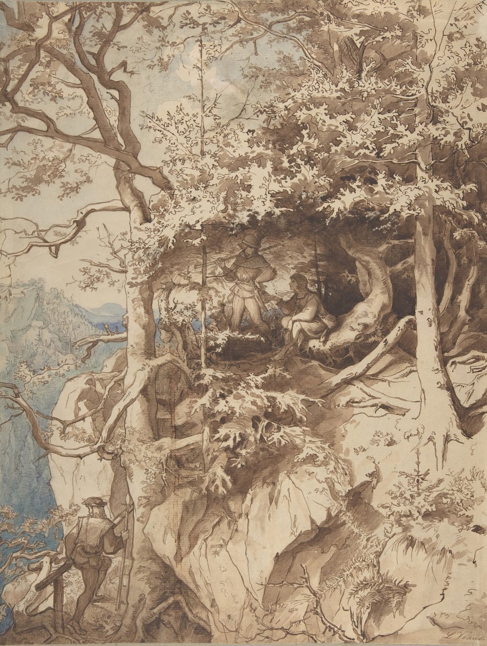 Hunters in an Outlook on a Mountain, ca. 1870.    1148718   no       norwegian Successfully Translated  Original: Et fregatskib under den norske kyst Translat: Et fregatskib under den norske kyst 1269143 no norwegian Successfully Translated Original: Trium av Leopold Venus