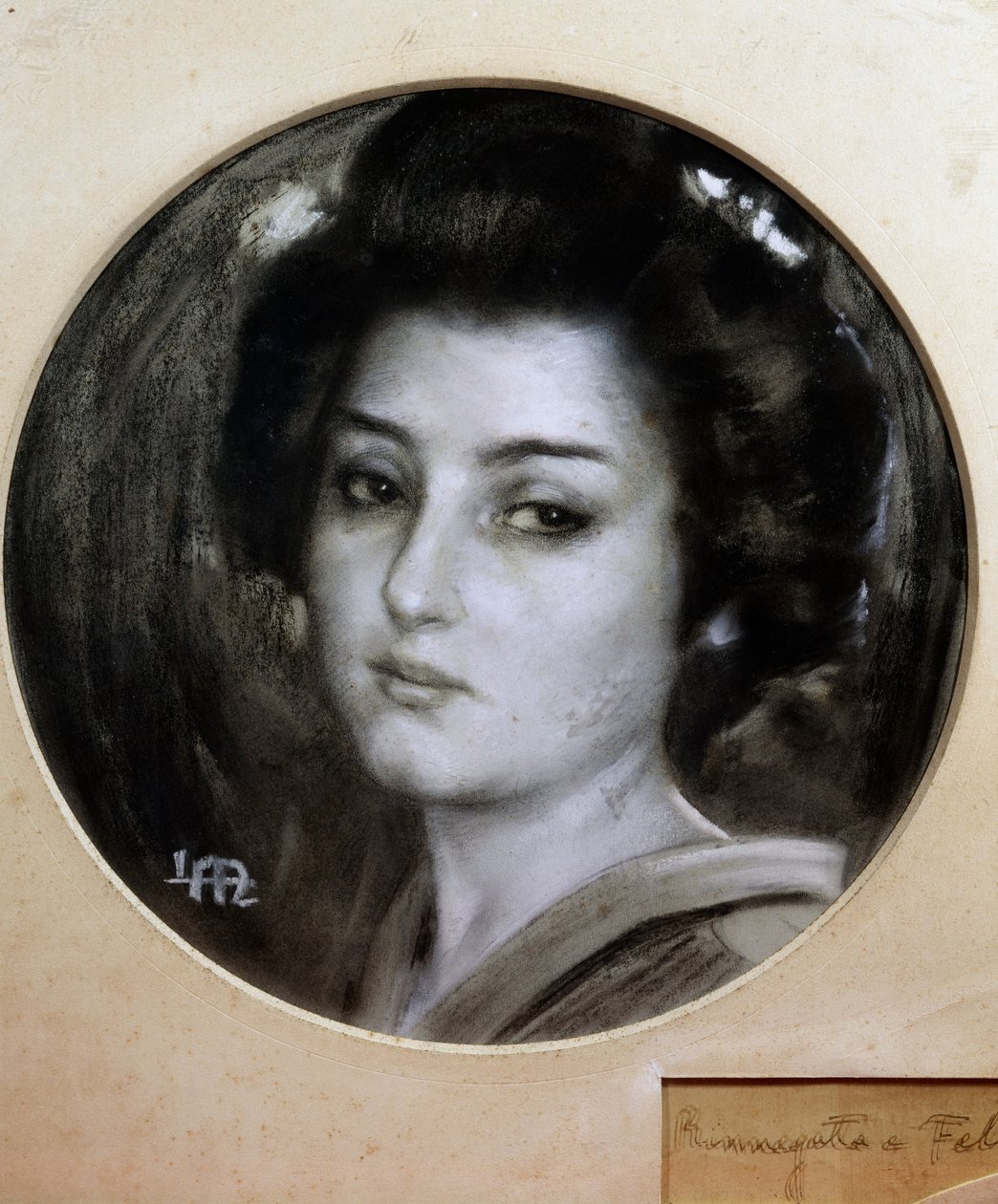Madama Butterfly, skisse av Leopoldo Metlicovitz (1868-1944) for operaen med samme navn av Giacomo Puccini av Leopoldo Metlicovitz