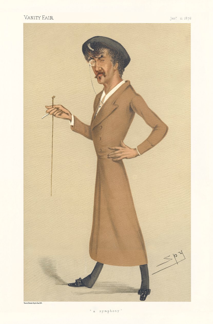 James Abbott McNeill Whistler av Leslie Matthew (1851 1922) Ward