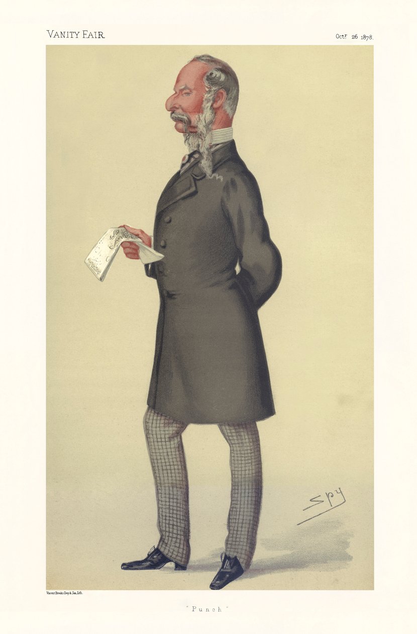 John Tenniel - portrett stående av Leslie Matthew (1851 1922) Ward