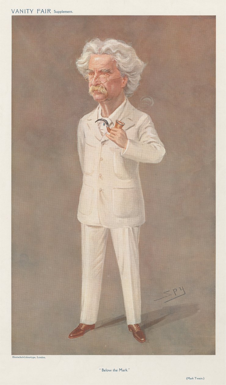Under merket, Mark Twain av Leslie Matthew Spy Ward