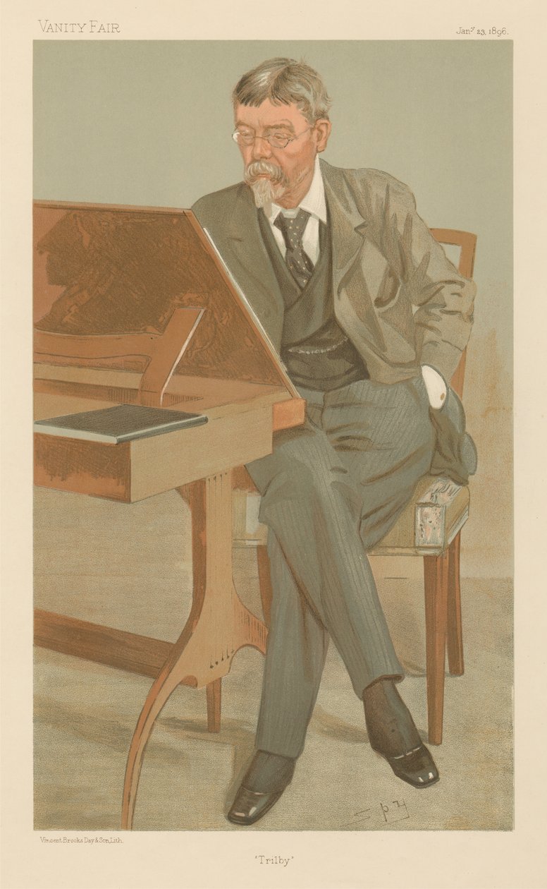 Trilby, George Louis Palmella Du Maurier (Vanity Fair-serien) av Leslie Matthew Spy Ward