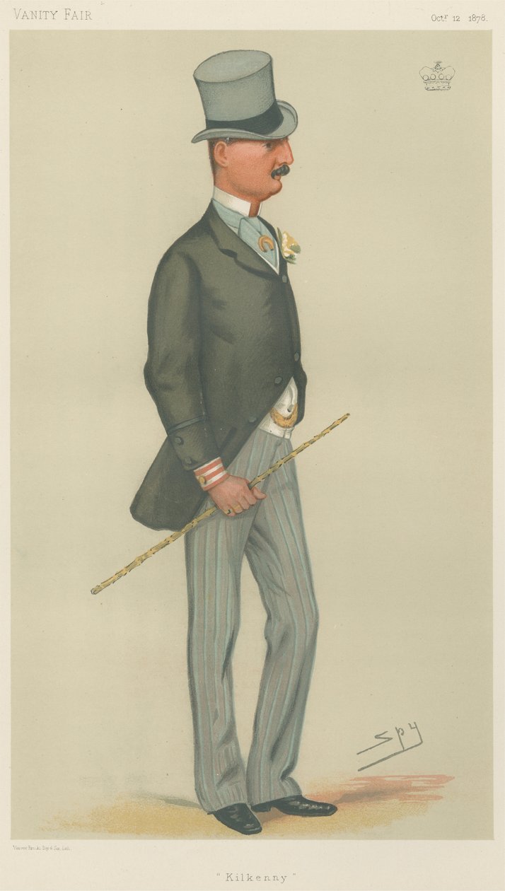Vanity Fair: Turf Devotees; 'Kilkenny', The Marquess of Ormonde, 12. oktober 1878 av Leslie Matthew Spy Ward