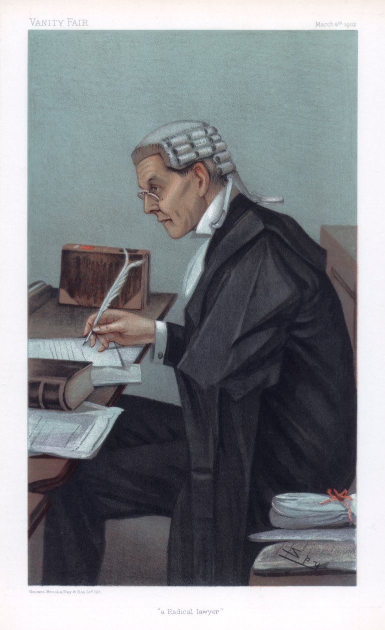 En radikal advokat, 1902 av Leslie Matthew Ward