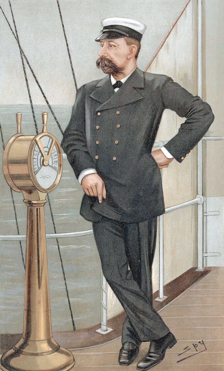 Albert I, Prins av Monaco 1848–1922, amatøroseanograf, 1900 av Leslie Matthew Ward