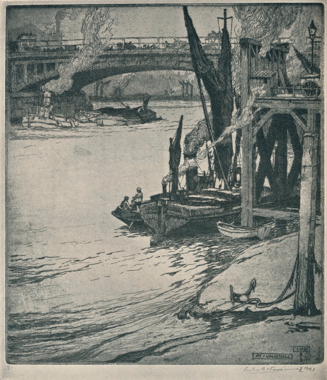 I Vauxhall, 1925 av Leslie Matthew Ward