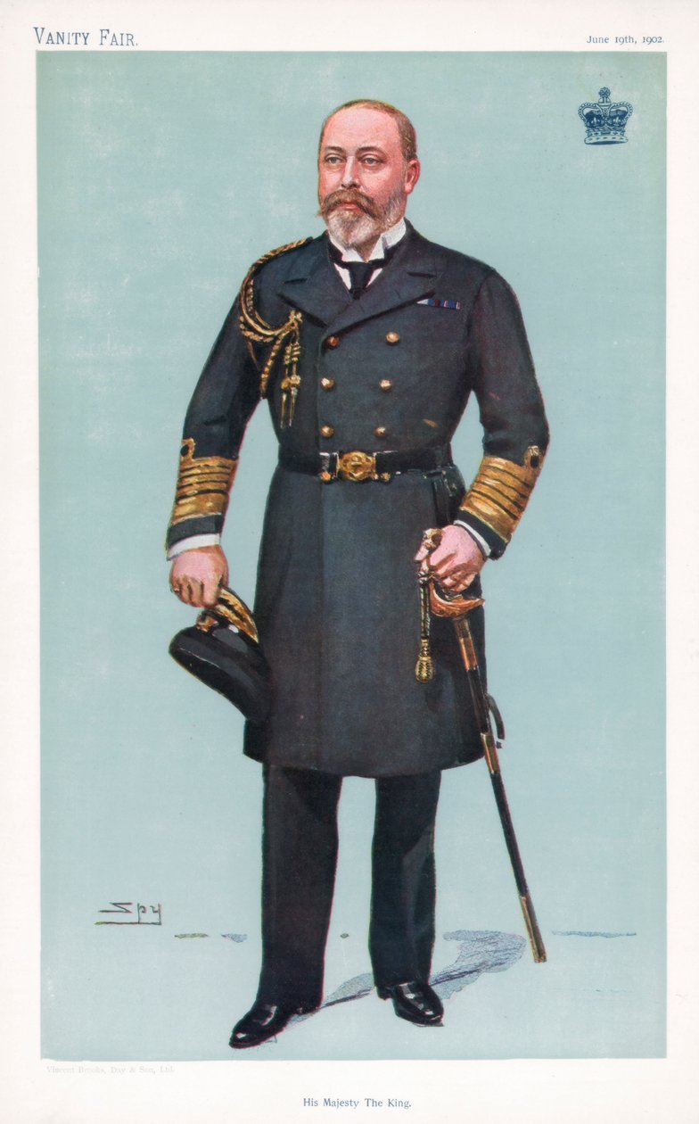 Hans Majestet Kongen, 1902 av Leslie Matthew Ward