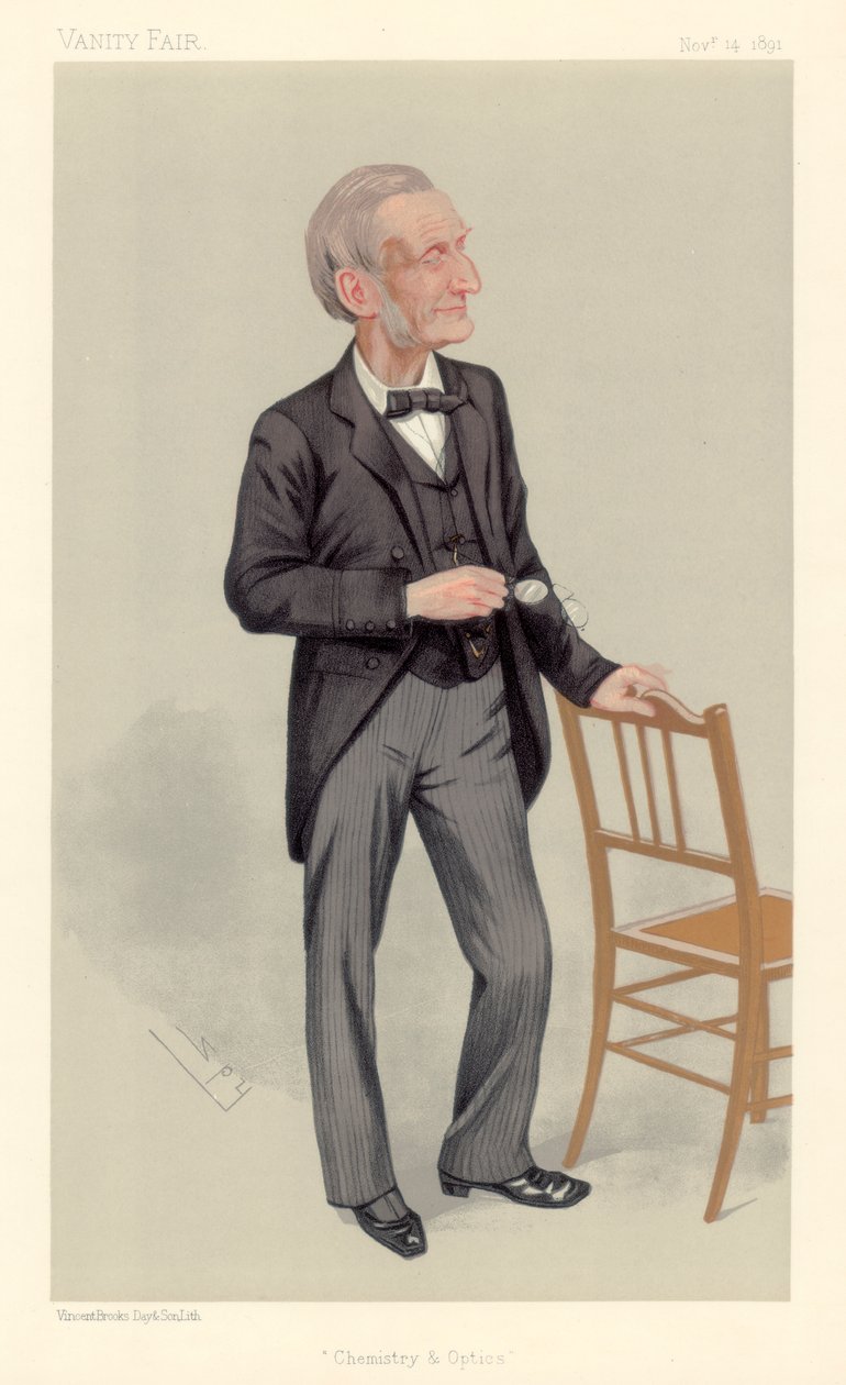 John Hall Gladstone, engelsk kjemiker, 1891 av Leslie Matthew Ward