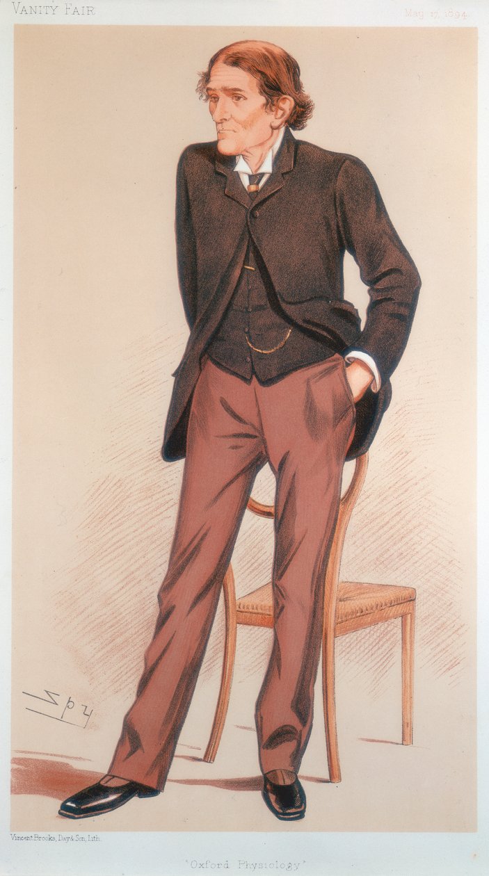 John Scott Burdon-Sanderson, britisk fysiolog, 1894 av Leslie Matthew Ward