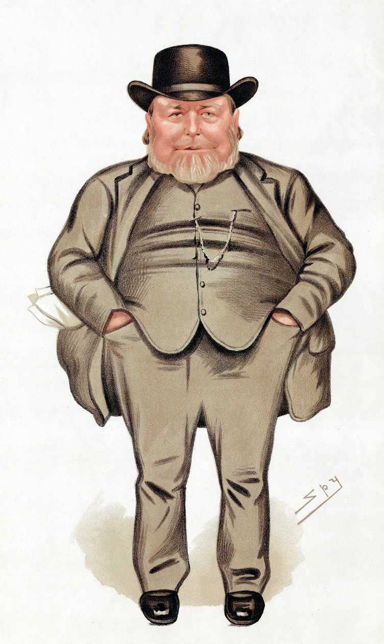 Joseph Arch 1826-1919, engelsk landbruksarbeider, fagforeningsmann og politiker, 1886 av Leslie Matthew Ward