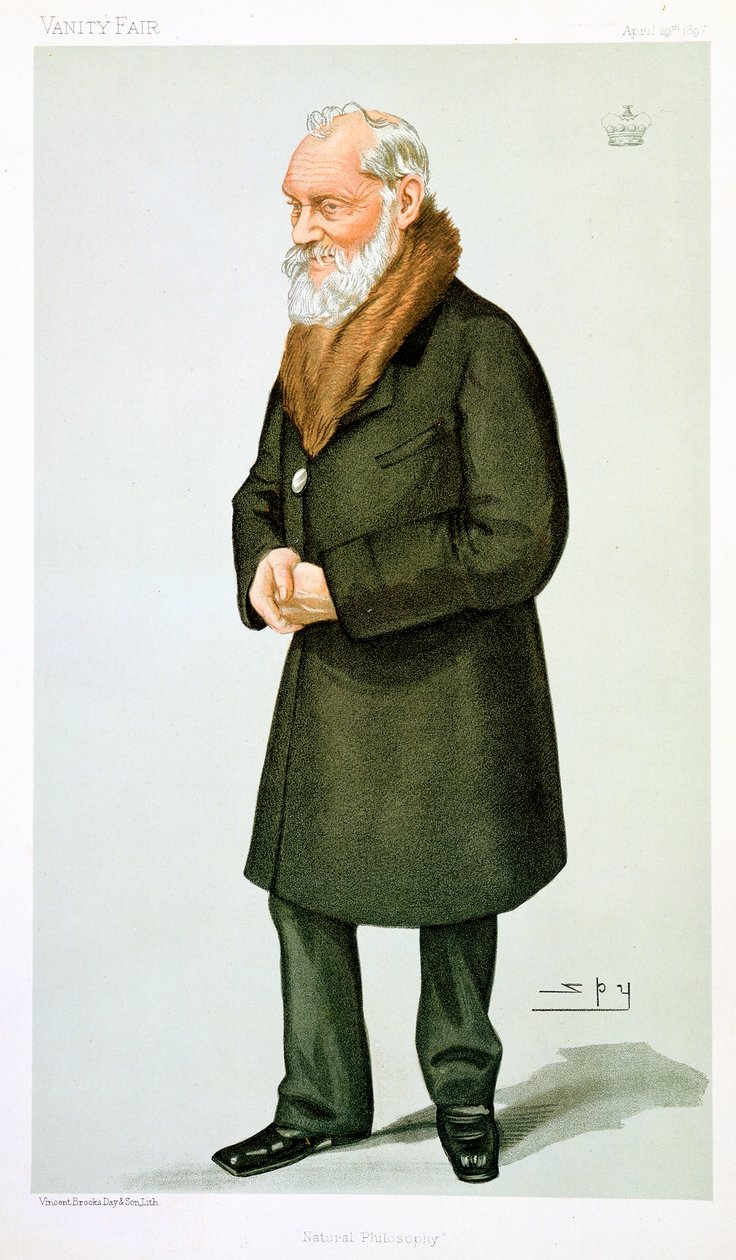 Lord Kelvin , skotsk fysiker og matematiker, 1897 av Leslie Matthew Ward