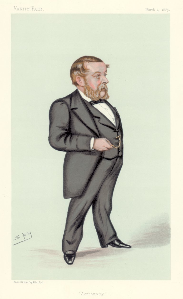 Richard Anthony Proctor , engelsk astronom, matematiker og populærvitenskapelig forfatter, 1883 av Leslie Matthew Ward