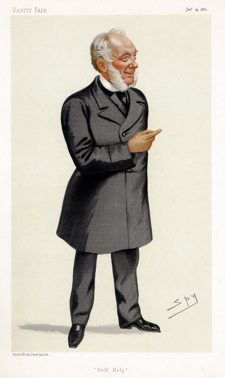 Samuel Smiles , skotsk forfatter, lege, kirurg og sosial reformator, 1882 av Leslie Matthew Ward