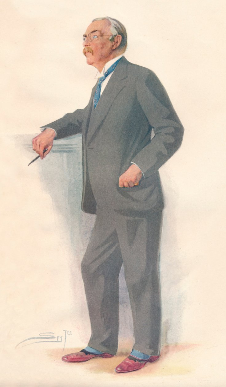 Sir Edmund Gosse, 1927 av Leslie Matthew Ward