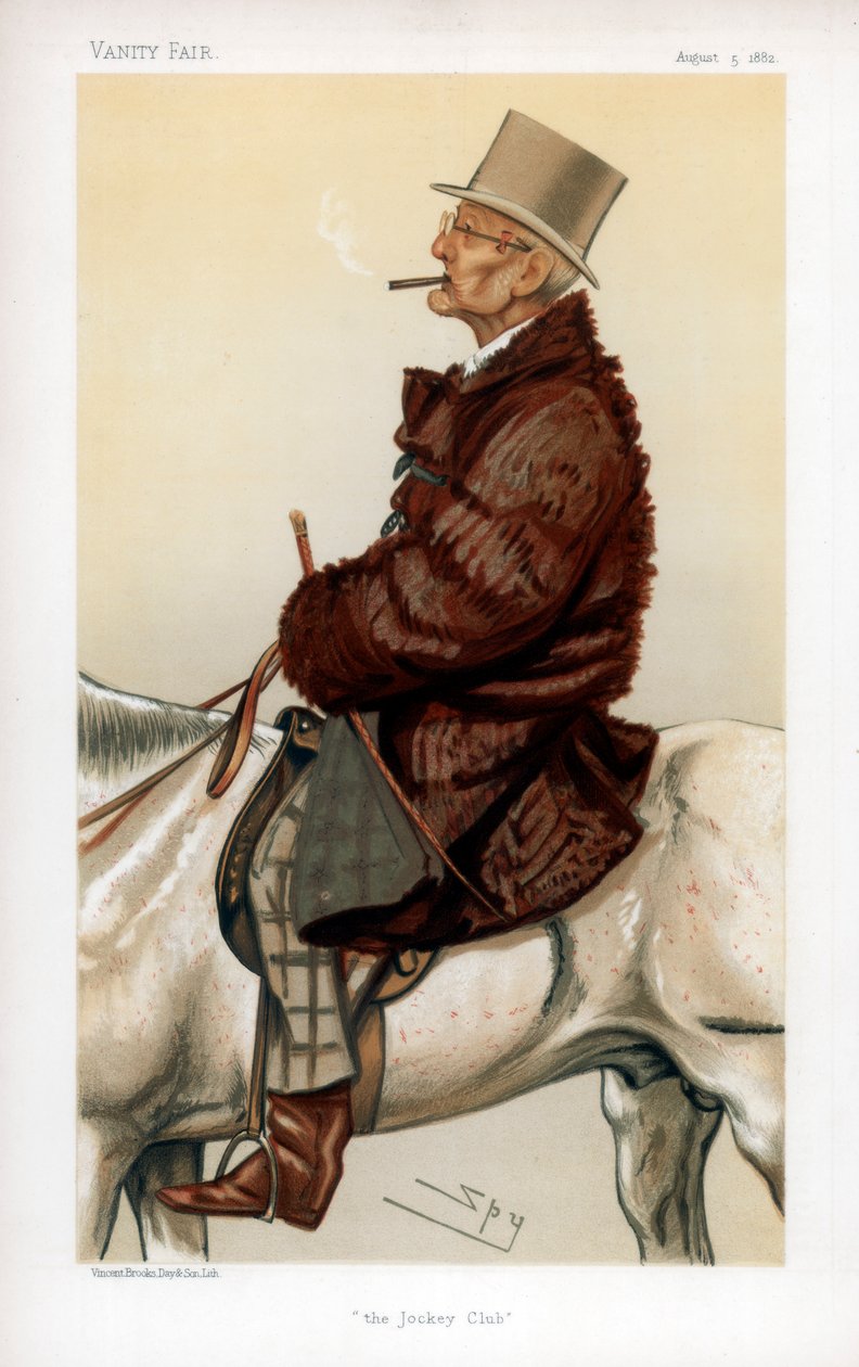 Jockeyklubben, 1882 av Leslie Matthew Ward