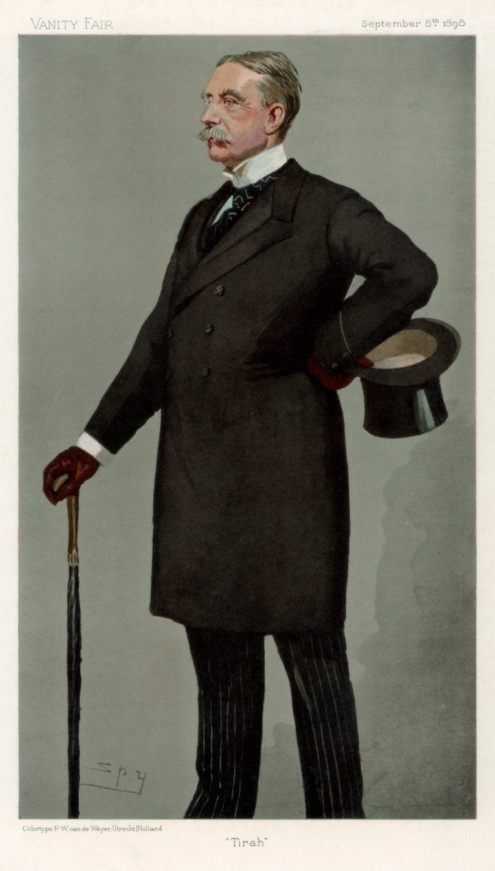Tirah, general Sir William Stephen Alexander Lockhart, skotsk soldat, 1898. av Leslie Matthew Ward