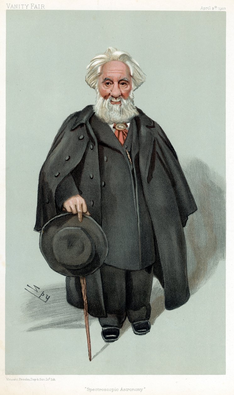 William Huggins , britisk astronom og spektroskopist, 1903 av Leslie Matthew Ward
