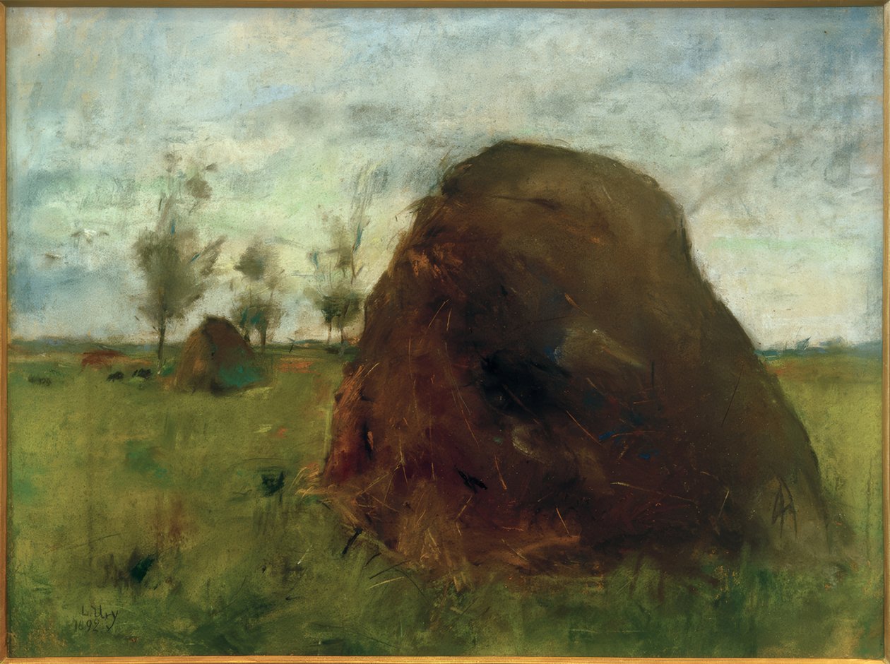 Les Meules (The Haystacks / Haystacks) av Lesser Ury