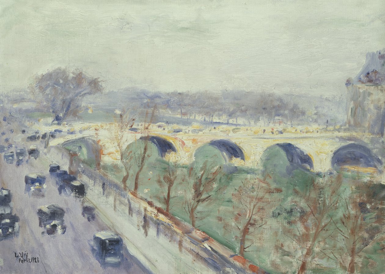 Pont Royal i Paris, 1928 av Lesser Ury